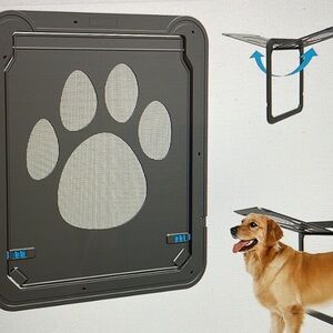 Namscan NWT Pet Door for Dogs & Cats. 12 x 14 x 0.5 inches.